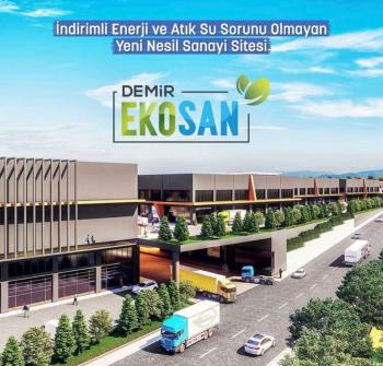 DEMİR EKOSAN SANAYİ SİTESİNDE AVM KONSEPTLİ CADDE CEPHELİ DÜKKAN