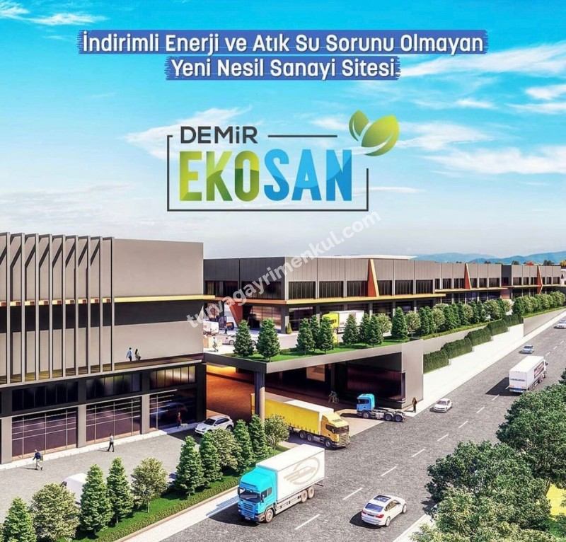 DEMİR EKOSAN SANAYİ SİTESİNDE AVM KONSEPTLİ CADDE CEPHELİ DÜKKAN