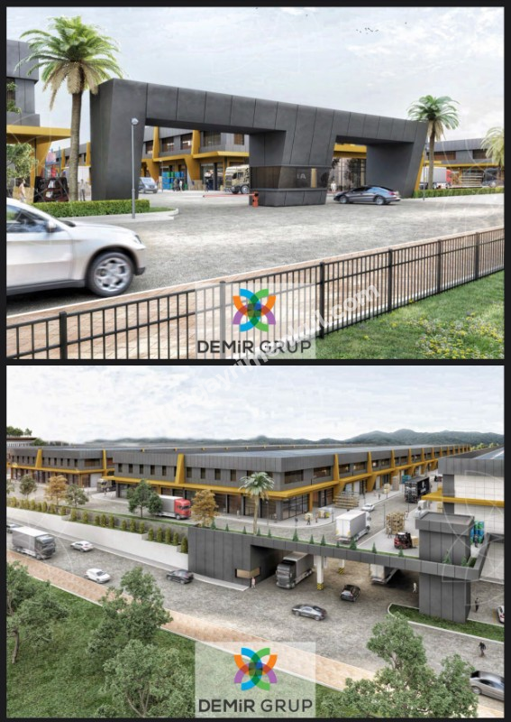DEMİR EKOSAN SANAYİ SİTESİNDE AVM KONSEPTLİ CADDE CEPHELİ DÜKKAN