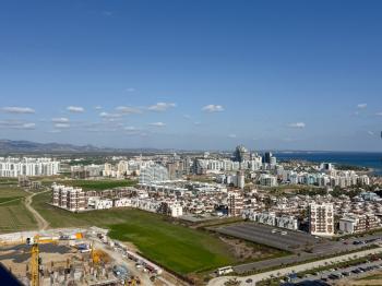 KKTC İskele'nin En İyi Projesi Grand Sapphire'de Deniz Manzarali Satılık 2+1 Daire
