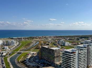 KKTC İskele'nin En İyi Projesi Grand Sapphire'de Deniz Manzarali Satılık 2+1 Daire