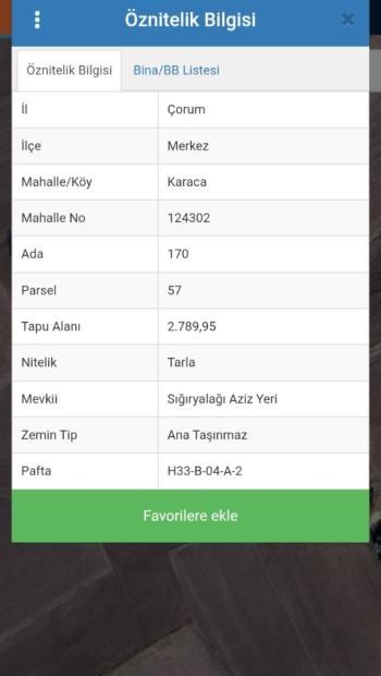 GÜVENAY - ÇORUM MERKEZ KARACA KÜYÜ 2.789 SATILIK TARLA