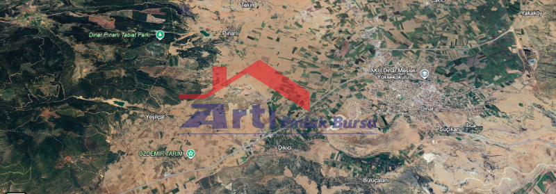 ARTI'DAN AFYONKARAHİSAR DİNAR'DA SATILIK FIRSAT TARLA