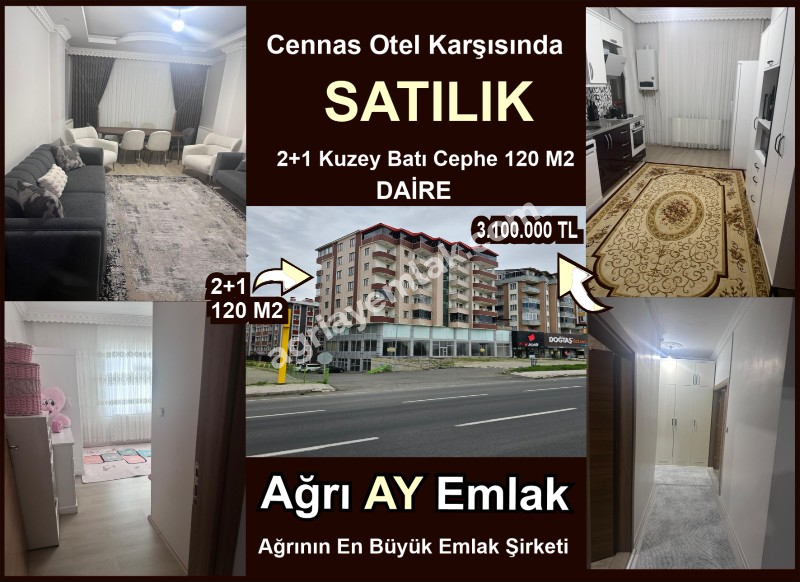 CENAS OTEL KARŞISINDA K-B.CEPHELİ 4. KAT 120M2 SATILIK 2+1 DAİRE