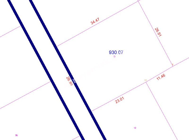 CUMHURİYET MAHALLESİ 930,37 M2 SATILIK ARSA