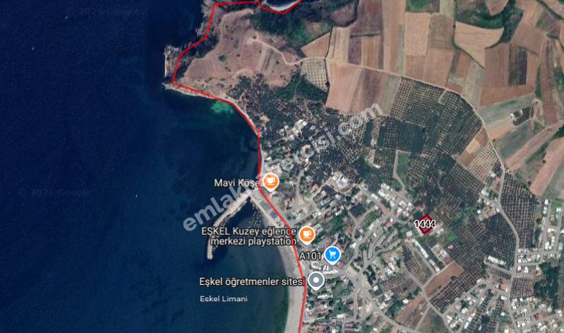 MUDANYA ESENCE'de EŞKEL SAHİLE 300 METRE, TURİMZ KONUT ALANINDA, SATILIK 1.197 M2 TARLA