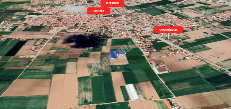 AFYON ÜÇOK EMLAKTAN SUSUZ - OSMANLI MEVKİNDE 5.000M² SATILIK TARLA 