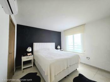 KKTC Girne Alsancak Denize Yürüyüş Mesafesinde Site İçerisinde Satılık 1+1 Loft Daire