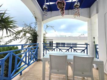 KKTC Girne Alsancak Denize Yürüyüş Mesafesinde Site İçerisinde Satılık 1+1 Loft Daire