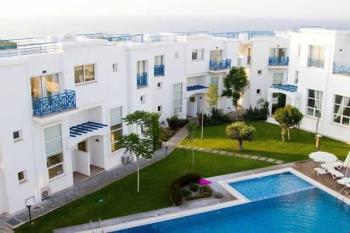 KKTC Girne Alsancak Denize Yürüyüş Mesafesinde Site İçerisinde Satılık 1+1 Loft Daire