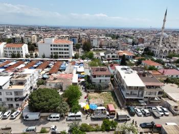 Didim Çarşı Merkezde Satılık Köşe Başı Kat Arsası