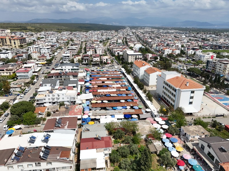 Didim Çarşı Merkezde Satılık Köşe Başı Kat Arsası