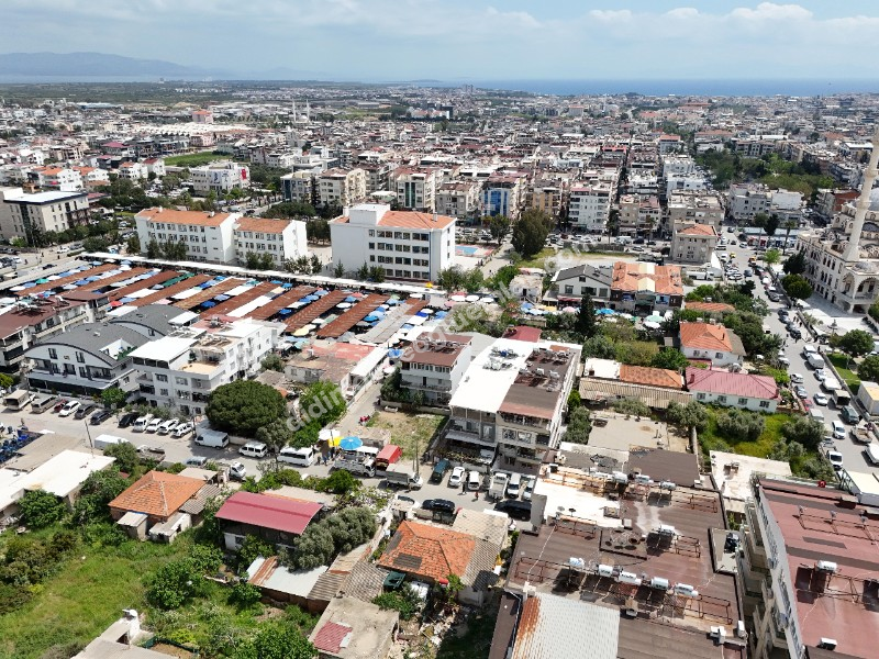Didim Çarşı Merkezde Satılık Köşe Başı Kat Arsası