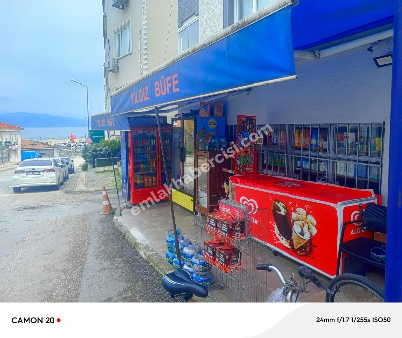 EMLAK HABERCİSİ 'NDEN MUDANYA MARİNA MEVKİİ DEVREN SATILIK FAAL MARKET