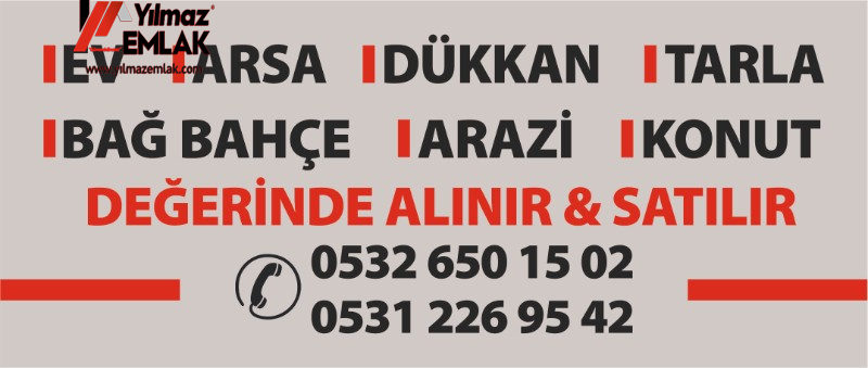 YILMAZ EMLAK'TAN TURGUT ÖZAL MAH. EN ÜST KAT SATILIK 2+1 DAİRE