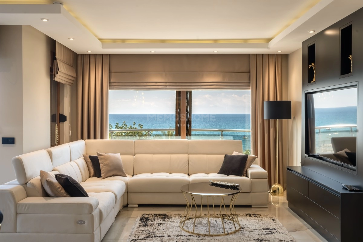 Oba Seafront | Full Sea View 3+1 Apartment