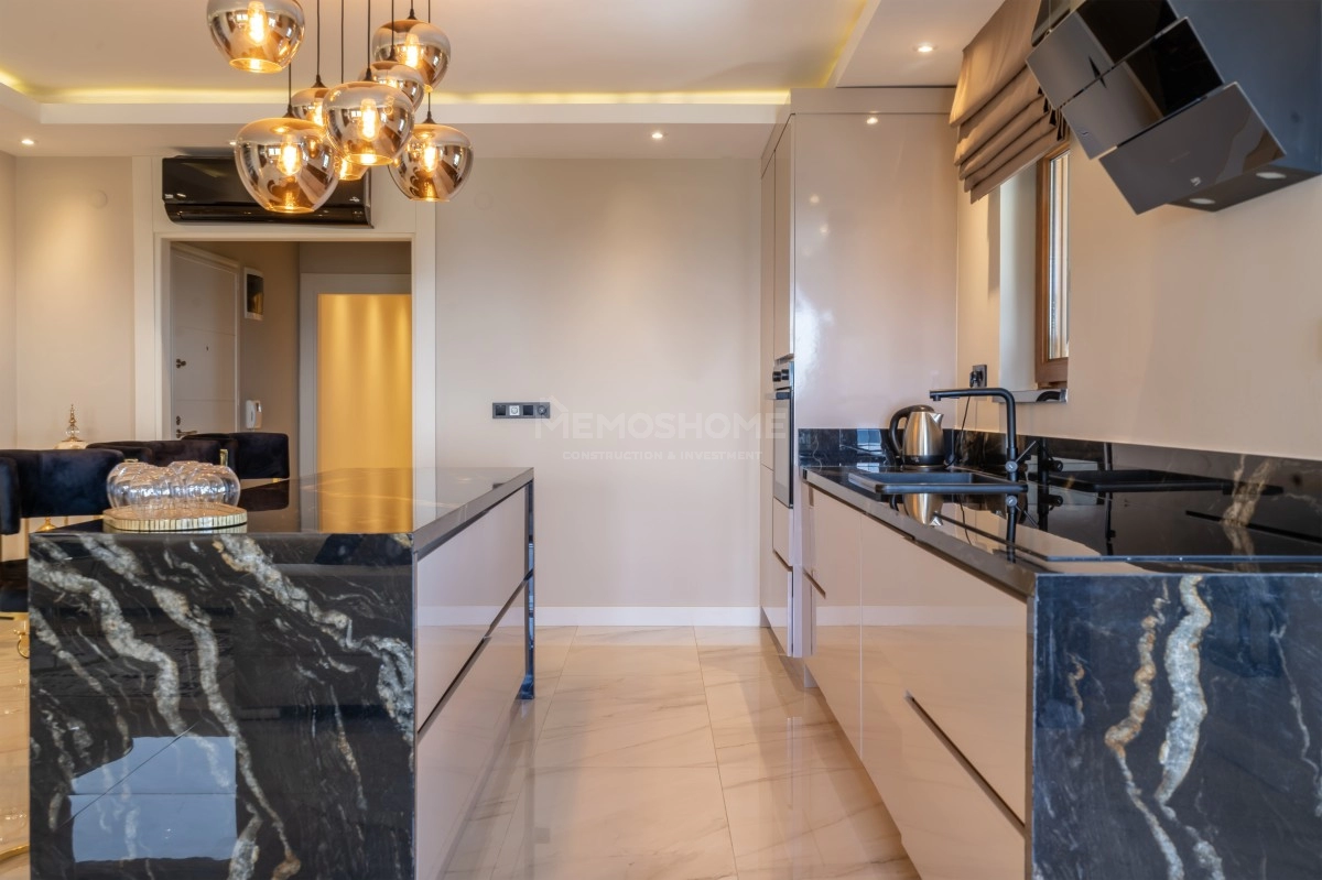 Oba Seafront | Full Sea View 3+1 Apartment