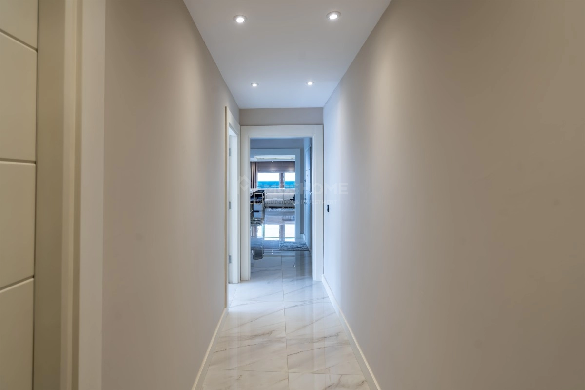 Oba Seafront | Full Sea View 3+1 Apartment