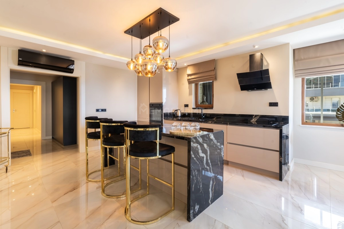 Oba Seafront | Full Sea View 3+1 Apartment