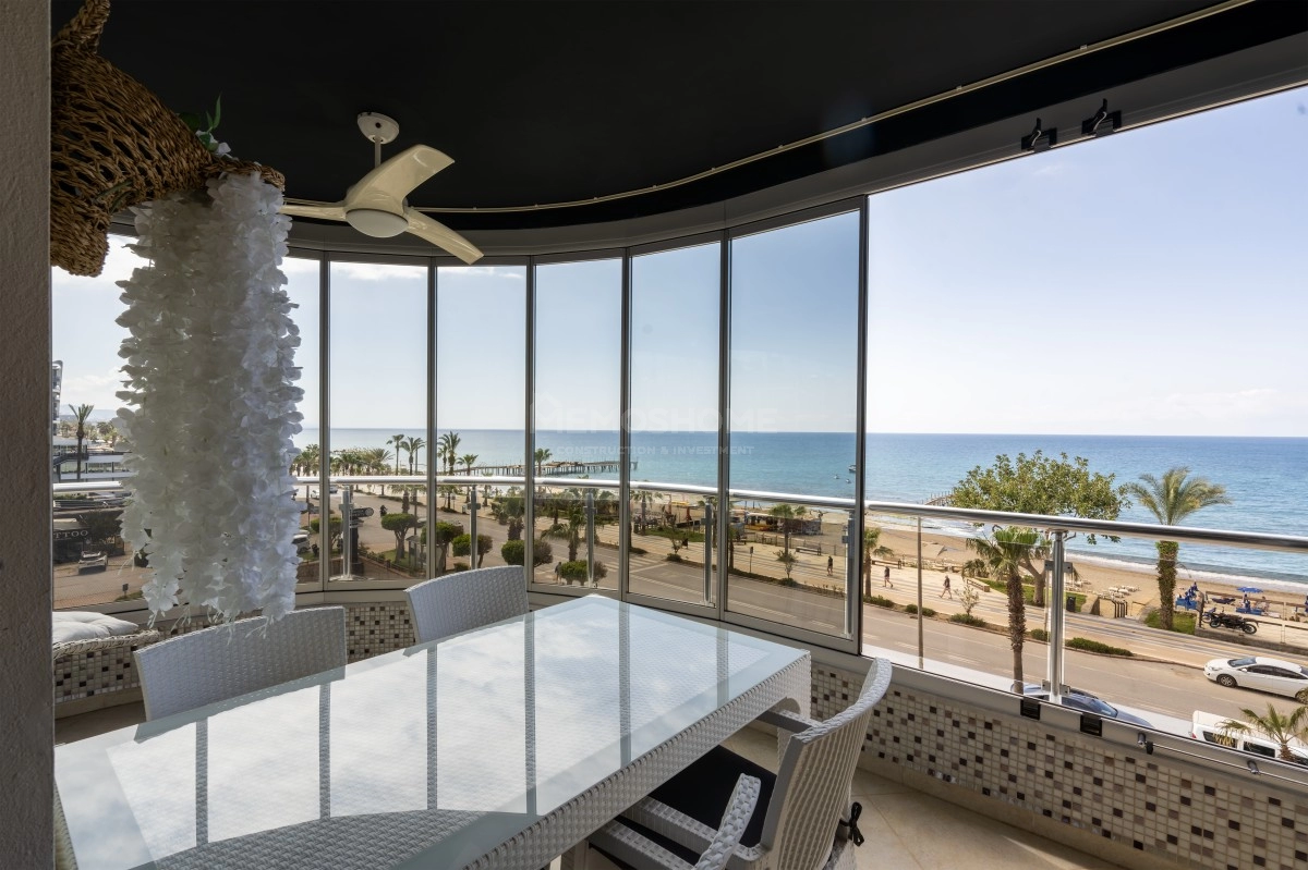 Oba Seafront | Full Sea View 3+1 Apartment