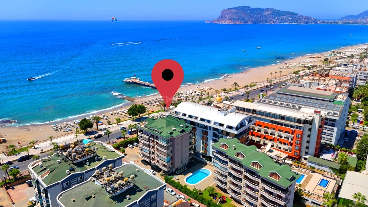 Oba Seafront | Full Sea View 3+1 Apartment