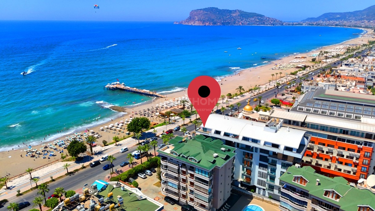 Oba Seafront | Full Sea View 3+1 Apartment