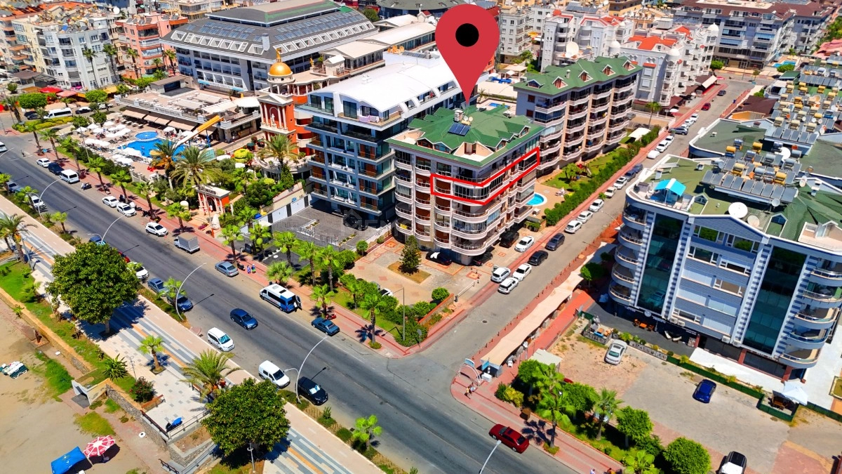 Oba Seafront | Full Sea View 3+1 Apartment