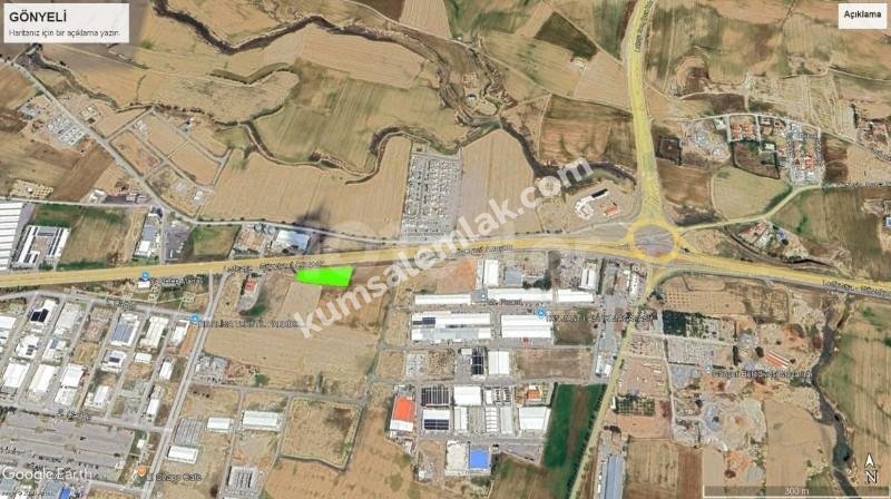 GÖNYELİ ALAYKÖY TİCARİ İZİNLİ , TÜRK MALI, ÖN ONAY ALINMIŞ, ANA YOL ÜZERİNDE SATILIK ARSA 