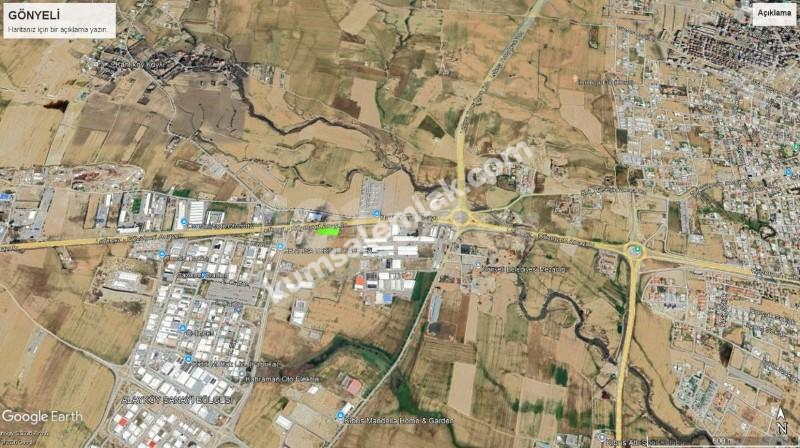 GÖNYELİ ALAYKÖY TİCARİ İZİNLİ , TÜRK MALI, ÖN ONAY ALINMIŞ, ANA YOL ÜZERİNDE SATILIK ARSA 