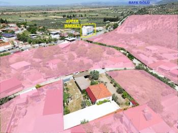 Didim Akyeniköy'de Satılık 1000m2 Arsa ve Ruhsatlı Köy Evi - Ege Emlak Didim
