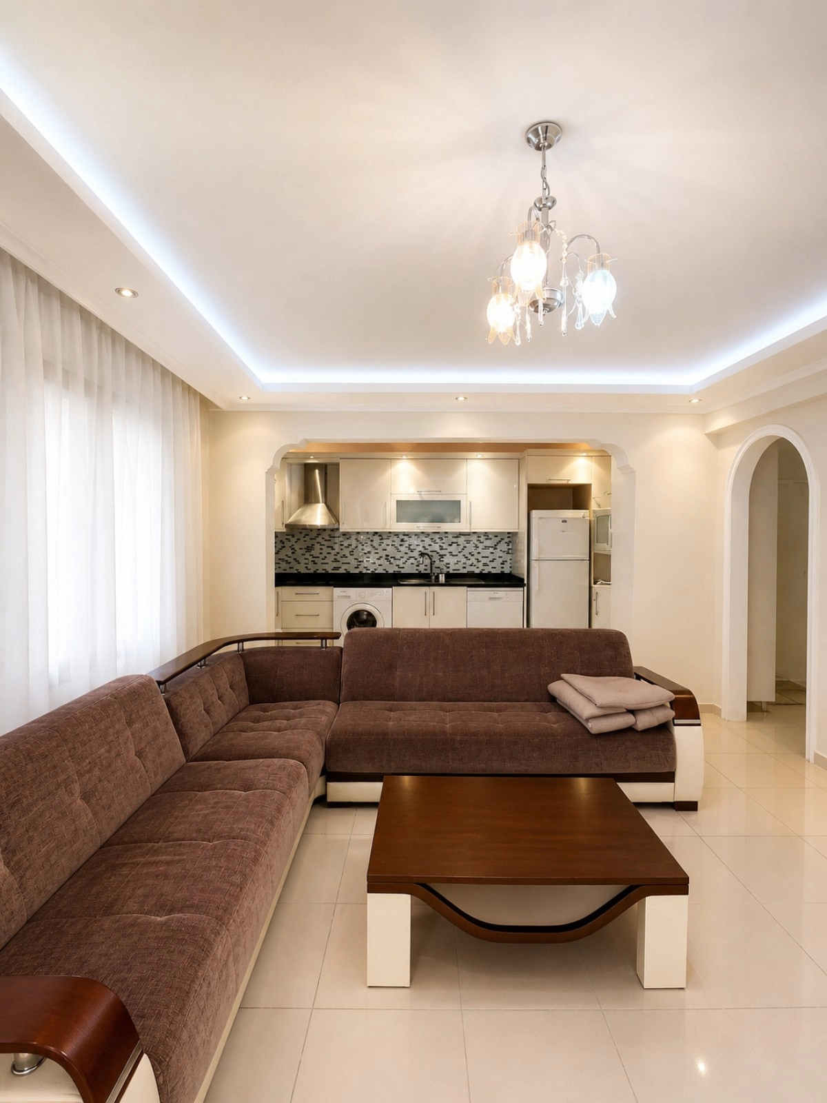 Oba 2+1 Eşyalı Daire Denize Yakın