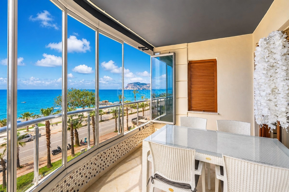 Oba Seafront | Full Sea View 3+1 Apartment