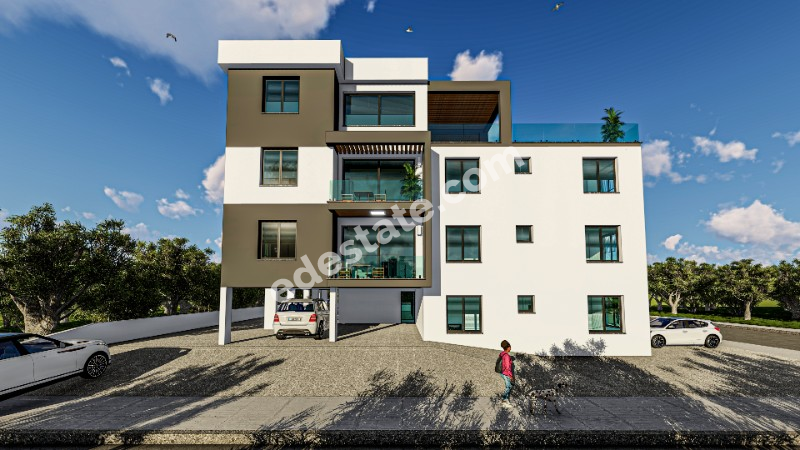 Lefkoşa Yenikent Bölgesinde SATILIK 2+1 Penthouse Daireler