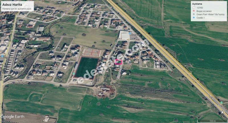 Girne Boğaz Bölgesinde İMARA AÇIK SATILIK ARSA