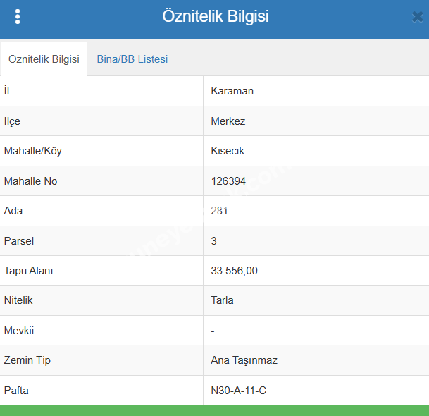 KİSECİKTE SATILIK 13,5 DÖNÜM SULAK TARLA