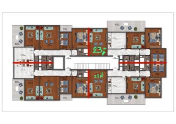 GÜVENAY - ÇORUM BUHARA MAHMUTEVLER CADDESİ ÜZRERİ SATILIK 3+1 TEMELDEN DAİRE 