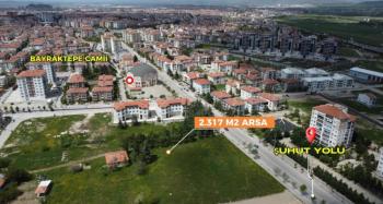 AFYON ÜÇOK EMLAKTAN MAMREŞAL FEVZİ ÇAKMAK MAH 2.317M² SATILIK ARSA 