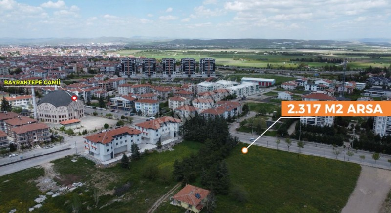 AFYON ÜÇOK EMLAKTAN MAMREŞAL FEVZİ ÇAKMAK MAH 2.317M² SATILIK ARSA 