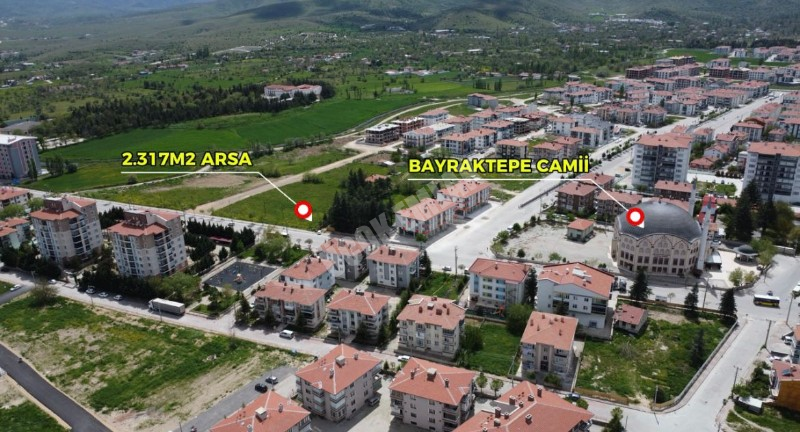 AFYON ÜÇOK EMLAKTAN MAMREŞAL FEVZİ ÇAKMAK MAH 2.317M² SATILIK ARSA 