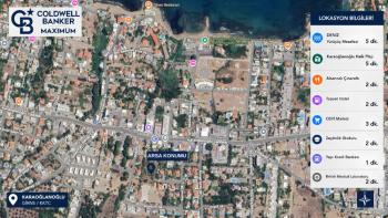 Kıbrıs Girne Karaoğlanoğlu Bölgesinde Satılık Deniz Manzaralı  Parsellenmiş Araziler