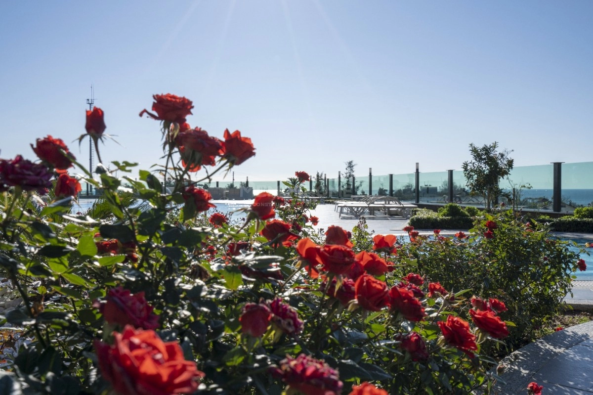 Garten Duplex Mit Meerblick Kestel