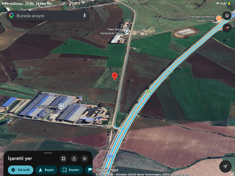 Bandırma Yolunda Fevzipaşa'da Satılık 30.000 m2 Kıymetli Arazi. 