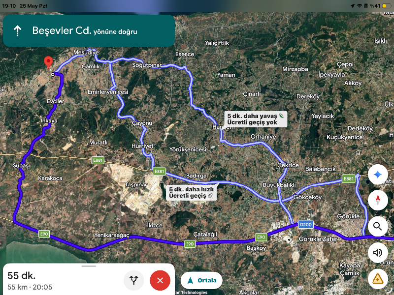 DijitalEmlak'tan Karacabey Çamlıca'da Satılık 2.800 m2 Yatırmlık Kıymetli Arazi.