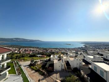 Didim Akbükde Satılık Deniz Manzaralı 3+1 Dubleks Daire