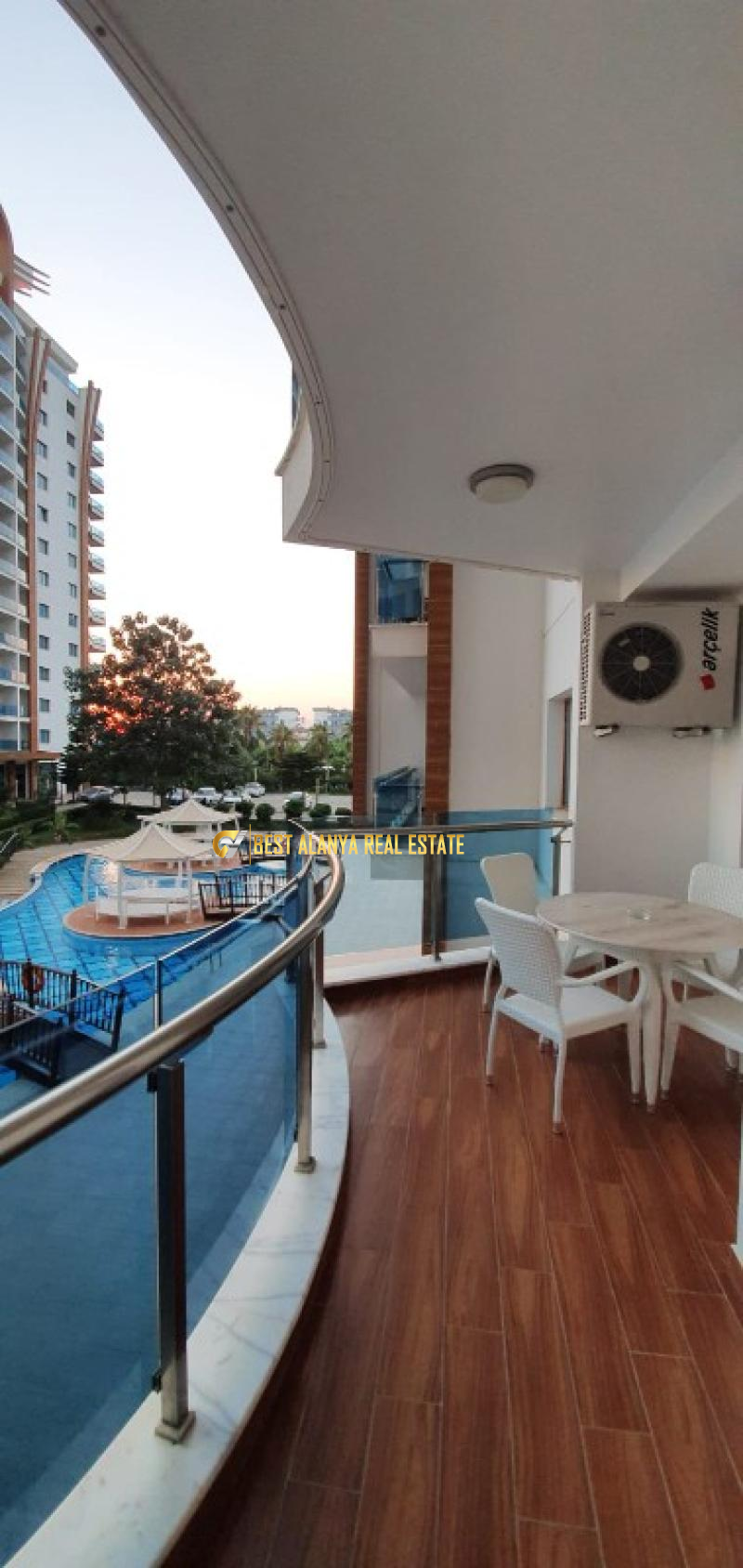 AZURA PARK RESIDENCE SATILIK 1+1 FULL EŞYALI LÜKS DAİRE – MAHMUTLAR / ALANYA