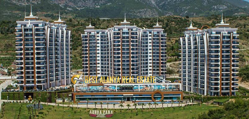 AZURA PARK RESIDENCE SATILIK 1+1 FULL EŞYALI LÜKS DAİRE – MAHMUTLAR / ALANYA