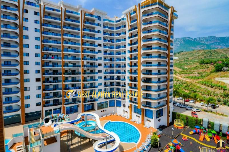 AZURA PARK RESIDENCE SATILIK 1+1 FULL EŞYALI LÜKS DAİRE – MAHMUTLAR / ALANYA