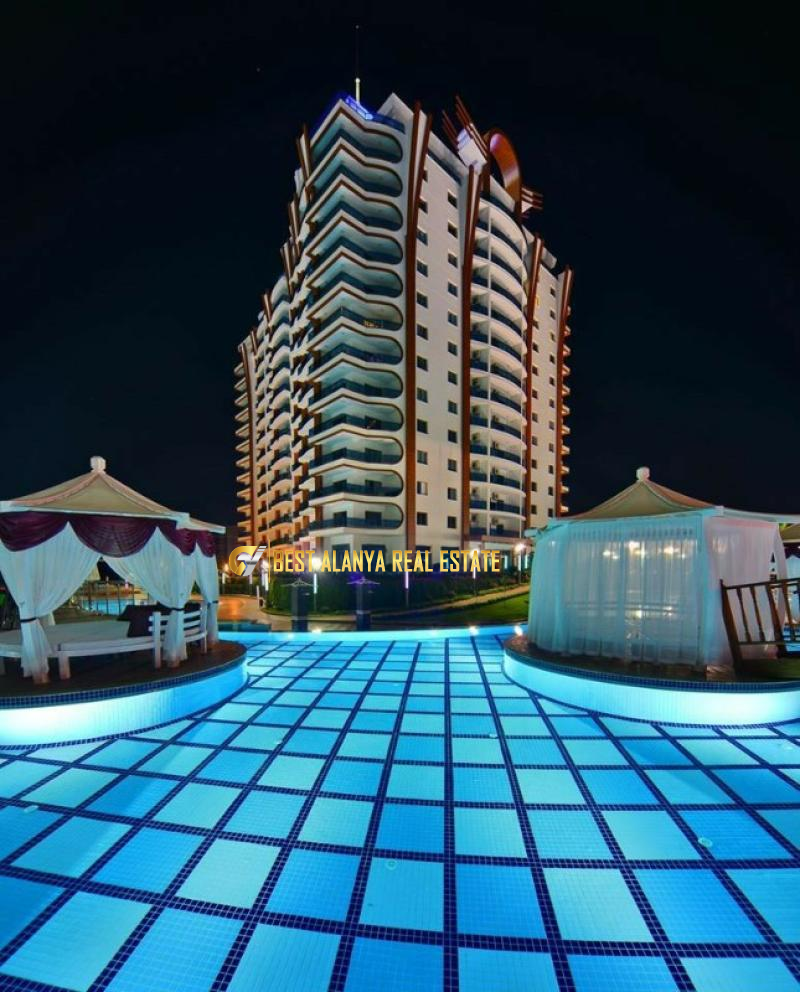 AZURA PARK RESIDENCE SATILIK 1+1 FULL EŞYALI LÜKS DAİRE – MAHMUTLAR / ALANYA