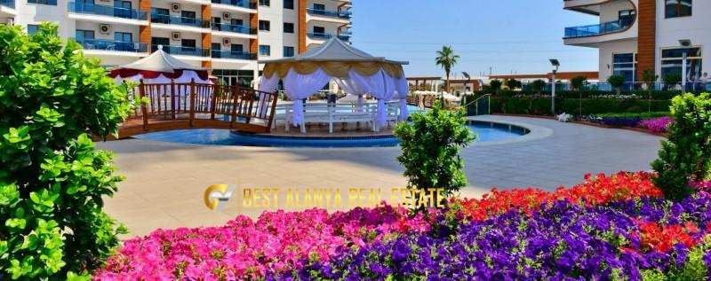 AZURA PARK RESIDENCE SATILIK 1+1 FULL EŞYALI LÜKS DAİRE – MAHMUTLAR / ALANYA