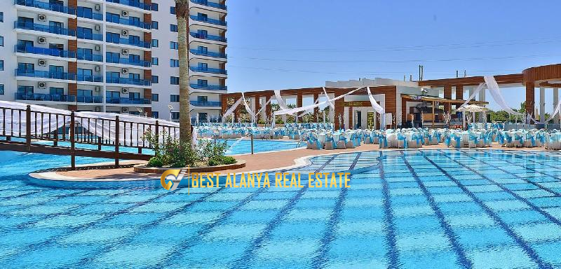 AZURA PARK RESIDENCE SATILIK 1+1 FULL EŞYALI LÜKS DAİRE – MAHMUTLAR / ALANYA